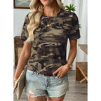 EVALESS Womens Summer Tops Casual Graphic Tees Crewneck Short Sleeve Shirts Spring 2026 Fashion T Shirts