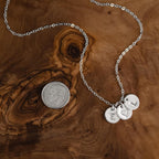 EFYTAL Initial Necklaces for Women, 14K Gold or 925 Sterling Silver Initial Necklace, Custom Necklace, Personalized Pendant