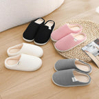 HUXMEYSON Slippers for Women, Womens Slippers Indoor Outdoor with Memory Foam, Cozy & Warm House Slippers for Woman with Anti-Slip Rubber Sole