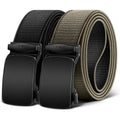 Bulliant Men Belt-Reversible Ratchet Belt Stretchable For Gift Men Work Casual Golf 1 3/8"-Cut For Fit -2 In 1Belt