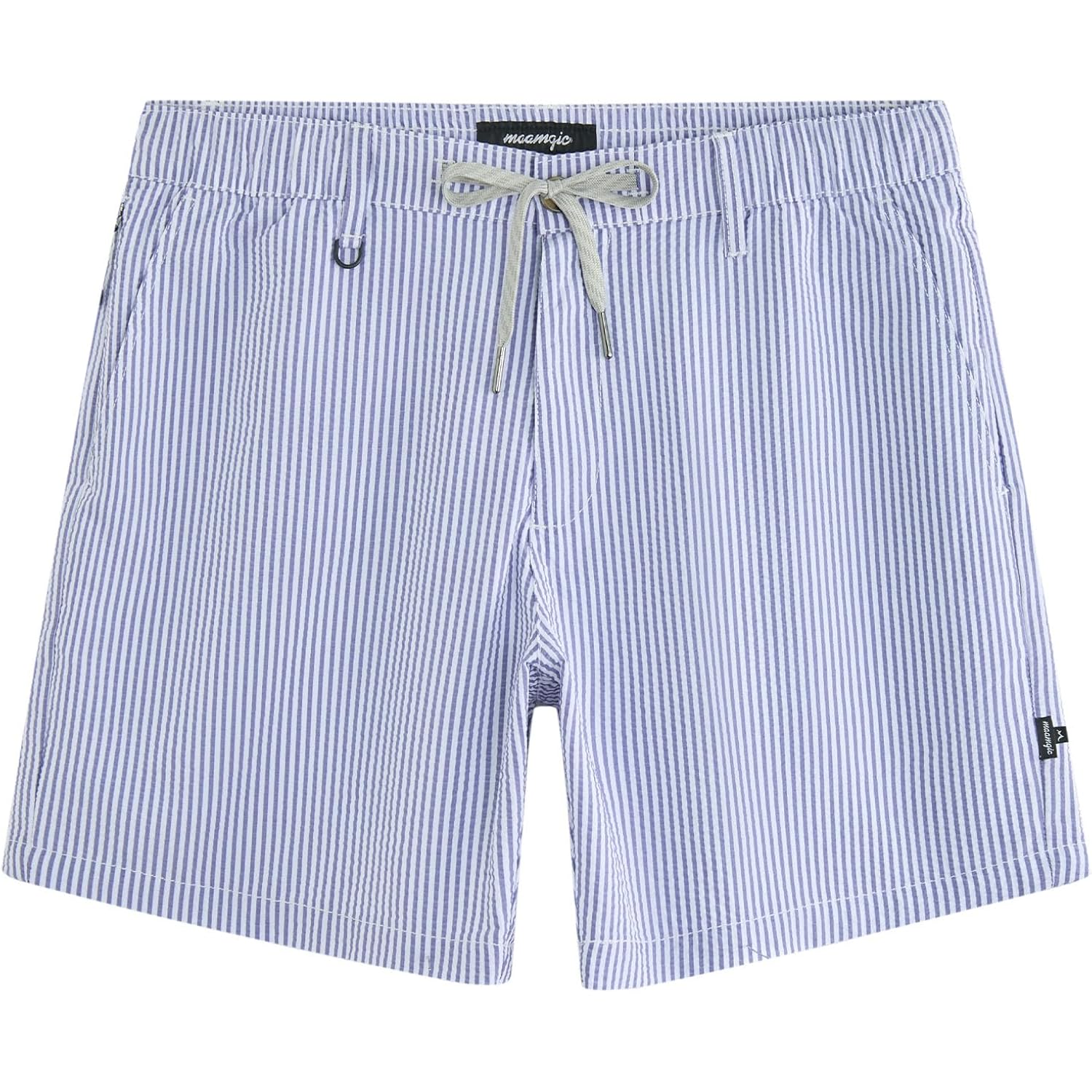 Maamgic Men'S 5/7 Inch Seersucker Shorts Casual - 6 Pockets Mens Summer Dress Drawstring Stretch Quick Dry Work Beach Shorts