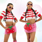Fun Shape Purse For Women Novelty Handbags Unique Chain Crossbody Bag For Teens With Adjustable Shoulder Strap