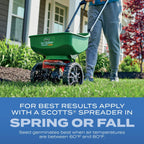 Scotts Turf Builder Grass Seed Sun & Shade Mix, 5.6 Lbs. | Grass Seed Plus Lawn Fertilizer And Soil Improver, Thrives In Many Conditions, Covers Up To 2,240 Sq. Ft.