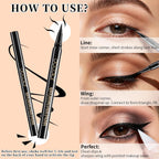 Docolor Waterproof Eyeliner Pen Super Slim Precise All Day Black Eyeliner Liquid Professional Makeup Liquid Eye Liner Pencil For Women