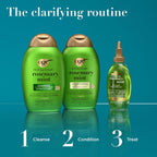 Ogx Clarifying Strength + Rosemary Mint Conditioner, Clarifying Conditioner For Oily Hair Visibly Helps Remove Oil & Residue To Clear Away Buildup, Sulfate-Free Surfactants, 13 Fl. Oz