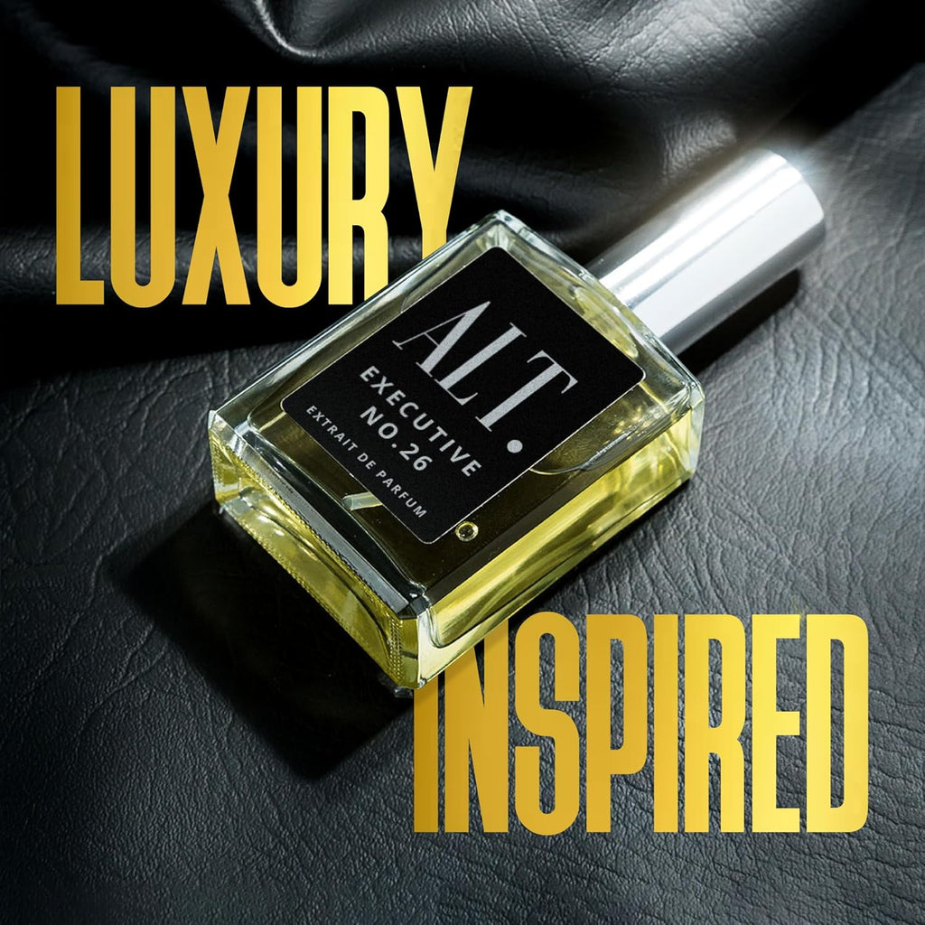 ALT. FRAGRANCES Executive No. 26 - Inspired by Creed Aventus for Men, Extrait de Parfum, Long Lasting Woody Fruity Perfume for Men with Bergamot, Pineapple & Oakmoss, 60ml