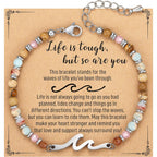 AryaHozel Wave Bracelets for Women, Graduation Gift for Her, Mothers Day Gifts for Mom, Daughter, Best Friend, Sister | 13th 21st 30th 40th 50th 60th 70th Birthday Gifts for Women