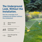 Orbit Port-A-Rain Above-Ground Sprinkler System, Green - 58092