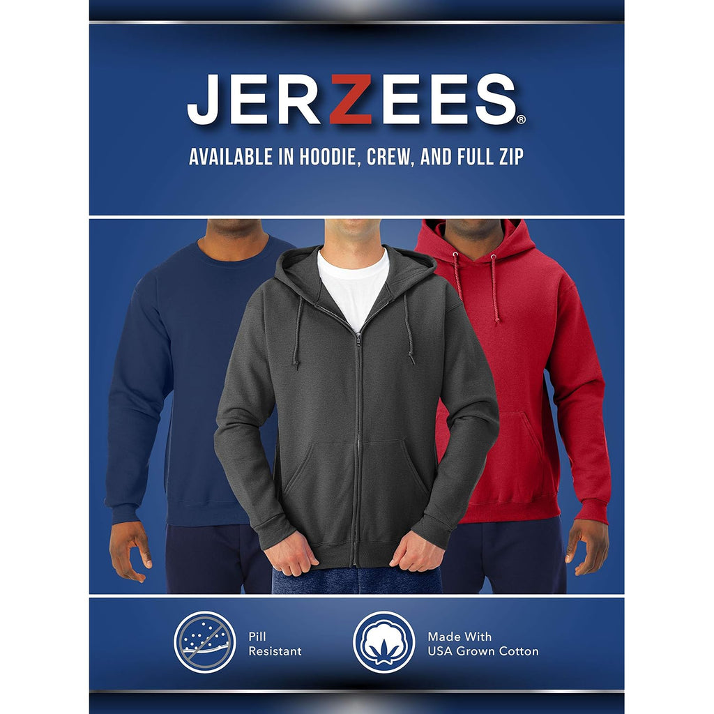 Jerzees Men’S Nublend Fleece Hoodies & Sweatshirts, Cotton Blend, Sizes S-3X
