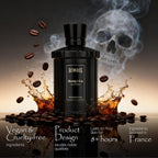 Mortality’S Echo Luxe Perfume Unisex 3.4 Oz 100 Ml Long Lasting 8+ Hours With Rum Coffee Vetiver & Sandalwood Notes In Black Bottle