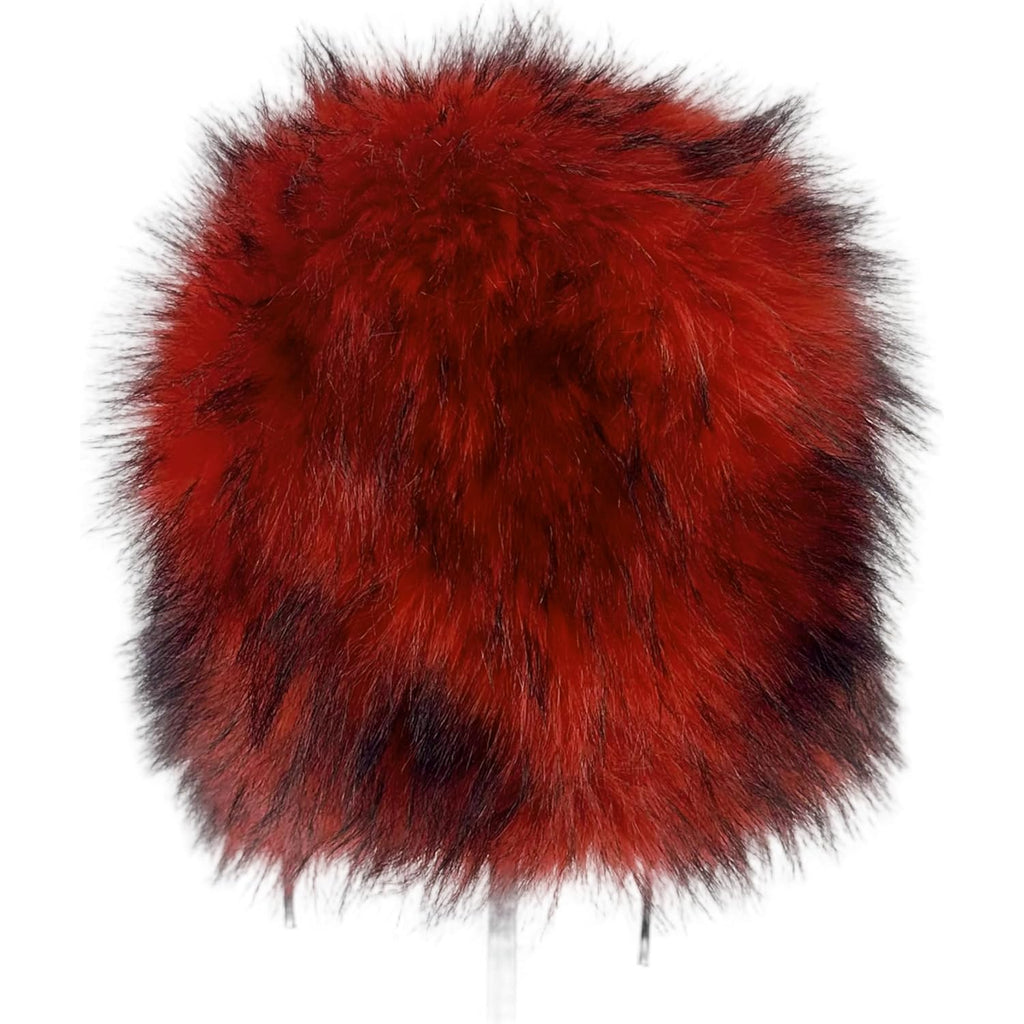 Y2K Faux Fur Russian Hat, Soft, Warm Winter Trapper Hat with Earmuffs for Men and Women