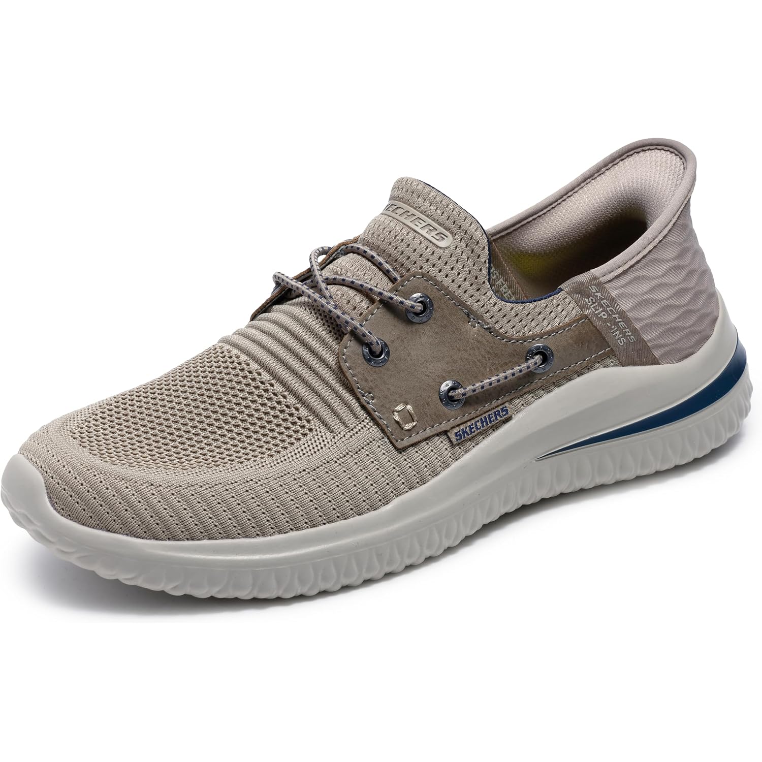 Skechers Men'S Streetwear Delson 3.0 - Roth Low Profile Bungee Lace Slip-Ins
