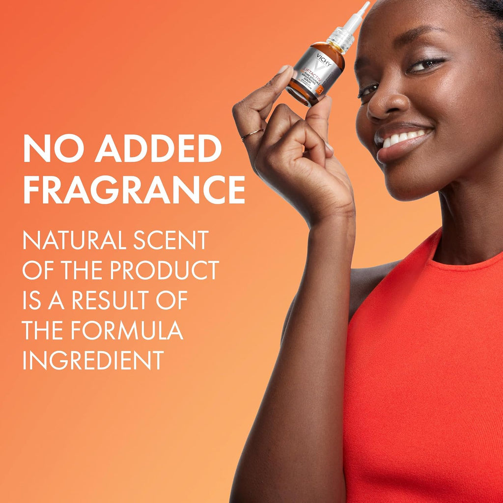 Vichy Liftactiv Vitamin C Serum For Face, Brightening Serum With Pure Vitamin C + Hyaluronic Acid + Vitamin E, Reduces Fine Lines, Smooths Skin Texture, Improves Radiance, Anti Aging