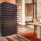 Sorbus Wine Rack Freestanding Floor - Wine Bottle Holder Holds 150 Bottles Of Wine - 150 Bottle Capacity Wine Storage For Any Bar, Wine Cellar, Kitchen, Dining Room