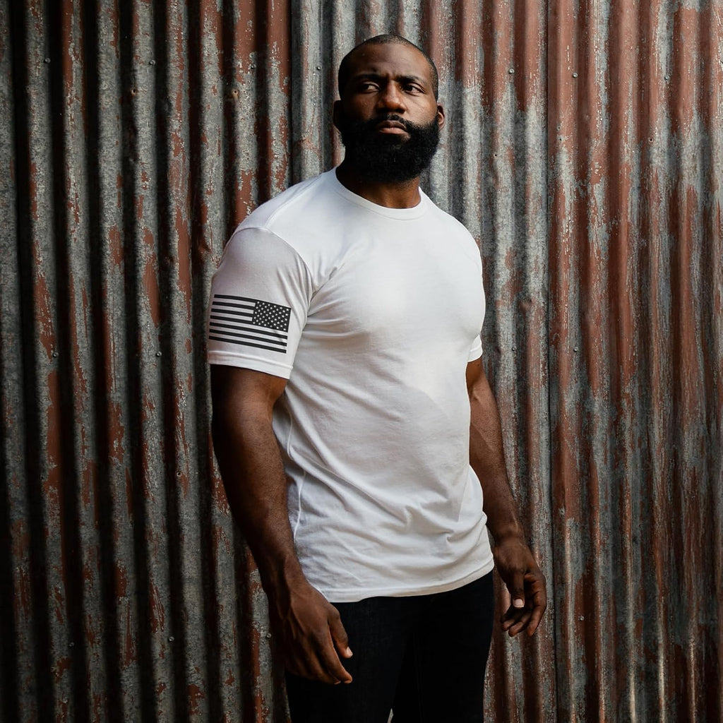 Grunt Style Basic Crew Pack - Usa, American Graphic Tee, Patriotic, Everyday, T-Shirts For Men Pack