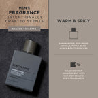 Blackstone Mens Collection Eau De Toilette – Sandalwood | Men'S Fragrance, Long Lasting Cologne, With Sandalwood, Oud & Amber | Everyday Fragrance, Travel Size (3.4 Fl Oz)