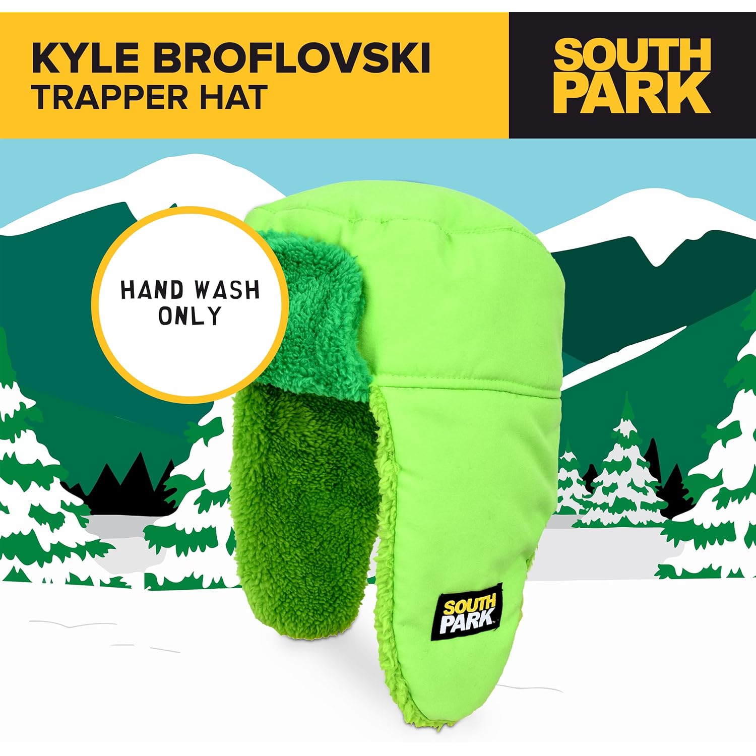 South Park Character Cosplay Headwear, Stan Marsh, Kyle Broflovski, Eric Cartman, and Kenny McCormick Designs