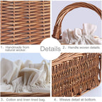Straw Beach Bags For Women Summer Clutch Rattan Woven Wicker Purse Crochet Tote