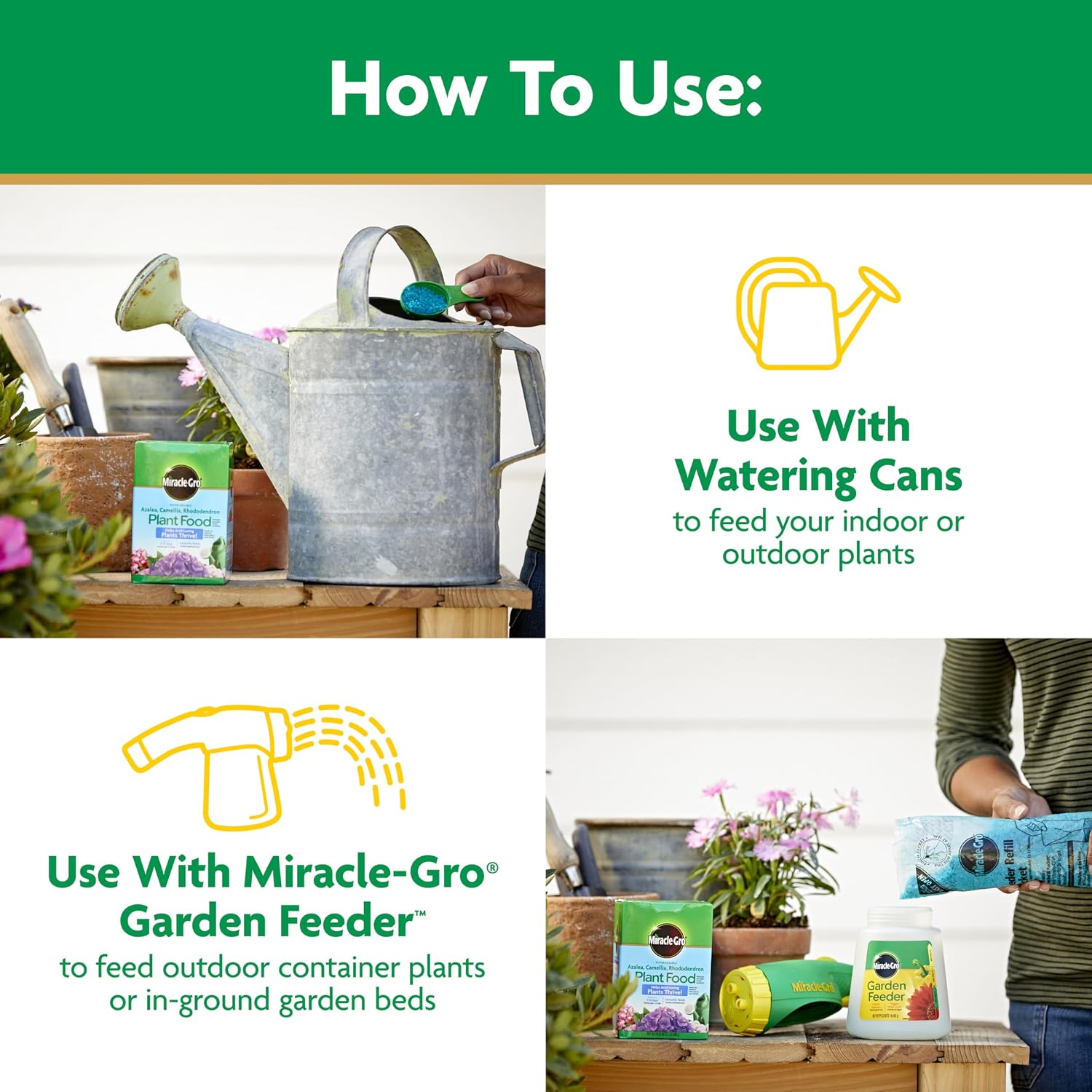 Miracle-Gro Water Soluble Azalea, Camellia, Rhododendron Plant Food, 5 Lb. | Fertilizer For Acid-Loving Plants & Flowers