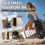 330Lbs Collapsible Folding Wagon, Beach Wagon Cart Heavy Duty Foldable With Big Wheels, Utility Grocery Wagon With 165L Large Capacity For Camping Garden Sports, Black