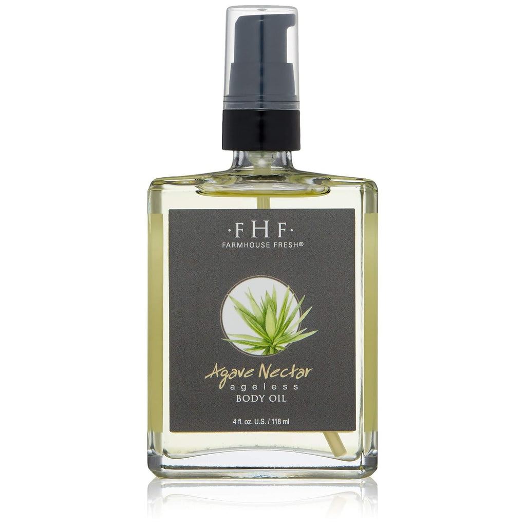 Farmhouse Fresh Agave Nectar Ageless Body Oil, 4 Fl Oz (Pack Of 1)