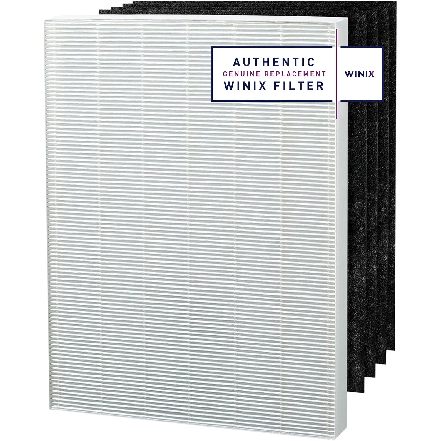 Genuine Winix 115115 Replacement Filter A For C535, 5300-2, P300, 5300, White/Black