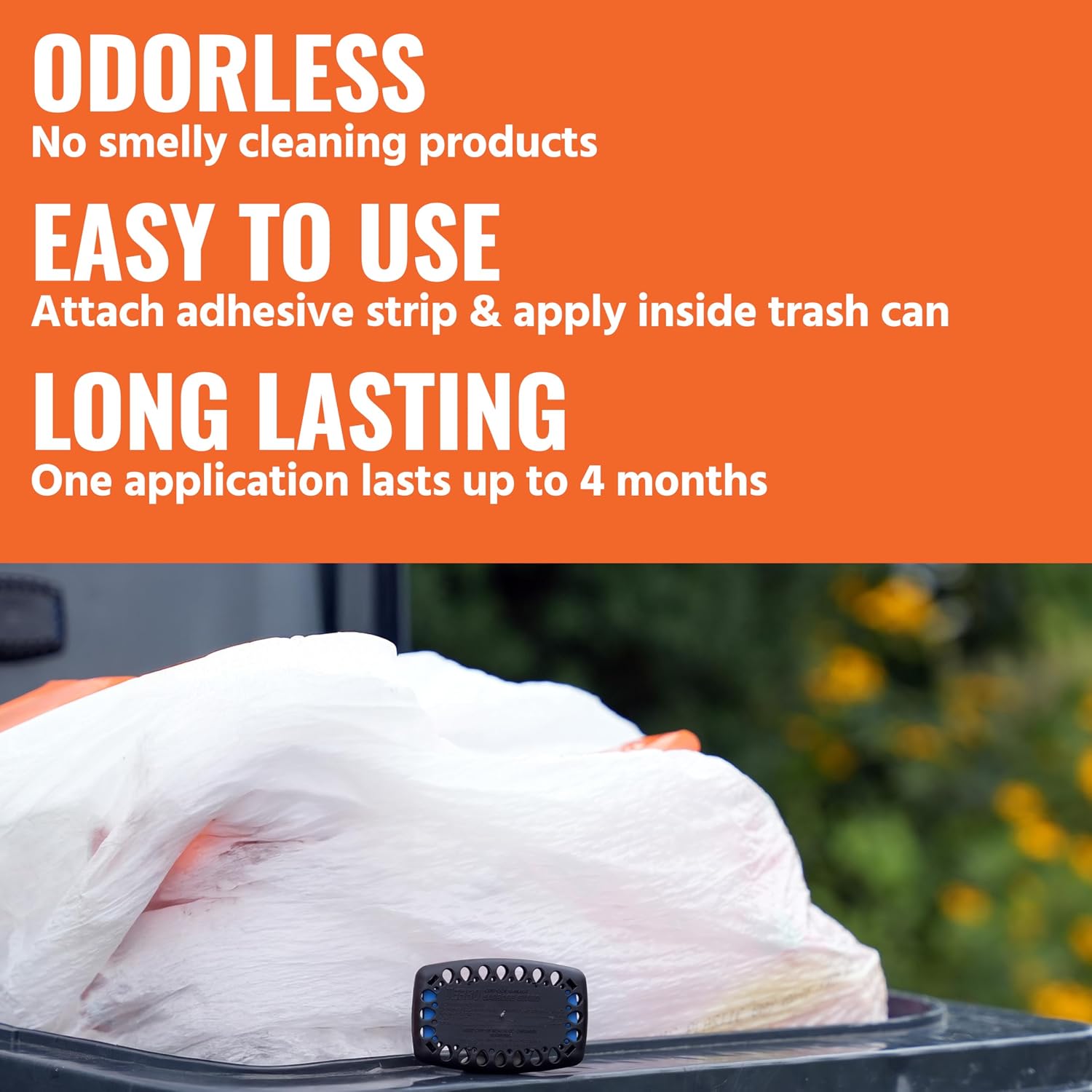 Terro Garbage Guard Trash Can Insect Killer, 1-Pack | Kills Flies, Roaches, Maggots, Beetles, And Insects, 4-Month Long-Lasting Protection For Outdoor Pest Control & Bug Barrier