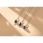 FANCIME Gift for Women Wife Natural Tahitian Pearl Necklace Sterling Silver Mysterious Ocean Treasure 10-12MM Black Pearl Luxury Jewelry Gift for Women, Mother, Wife, 16"+2" Adjustable