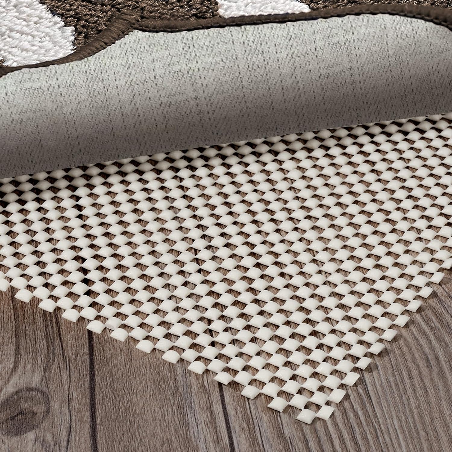 BALEINE Non Slip Rug Pad Rug Gripper for Hardwood Floors, Extra Thick Non Slip Mat Under Carpet (3'x5')