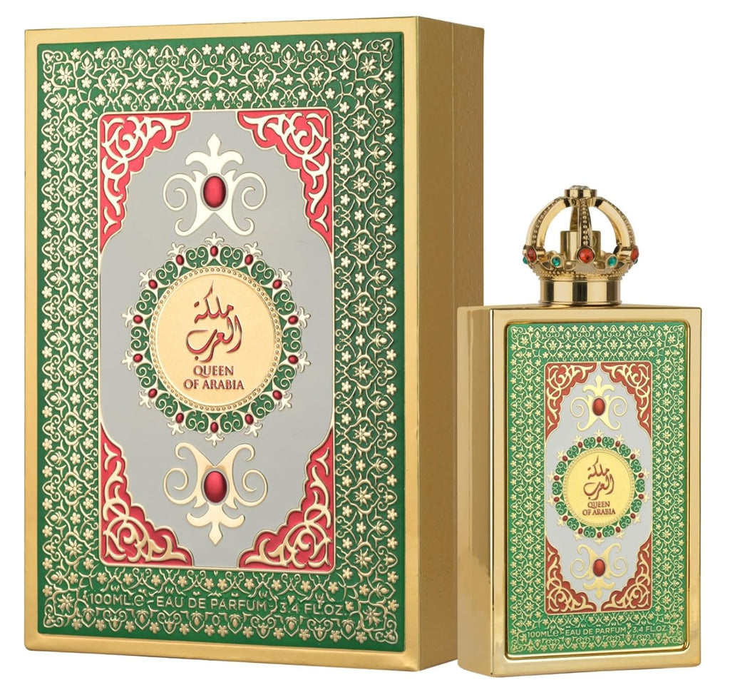 Lattafa Pride Queen of Arabia – Floral, Woody, Sweet, Amber – Eau de Parfum Spray Long-Lasting Fragrance for Women, 3.4 Ounce / 100 ml