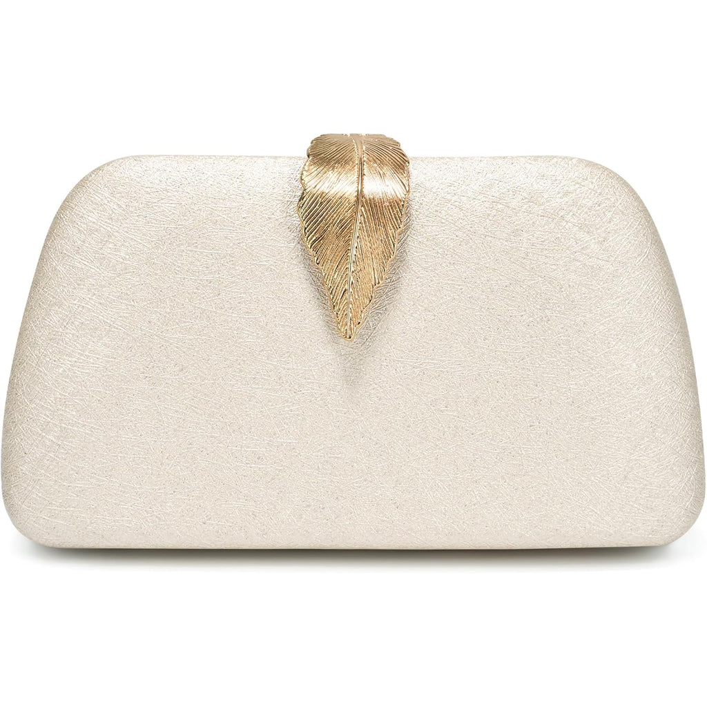 SWEETV CHUNLI Glitter Clutch Purses for Women Elegant Evening Bag for Parties, Weddings, and Formal Events