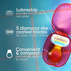 Gillette Venus Extra Smooth Travel Razor Kit for Women, Mini Handle + Refill + Case