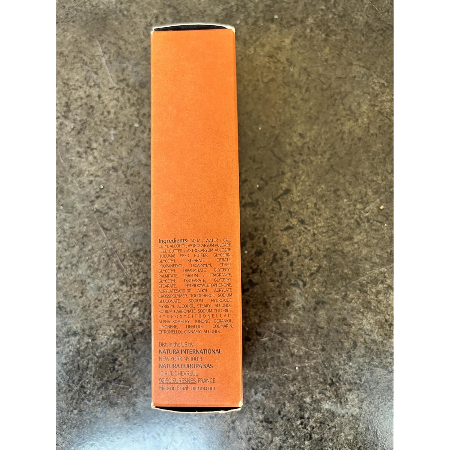 Natura – Tukumã Hyaluronic Acid Boosting Hand Cream Travel Size - Moisturize & Improve Skin Texture - Anti-Signs & Anti-Aging - Vegan Skin Care - Brazilian Beauty Secrets - 1.41oz (40g)