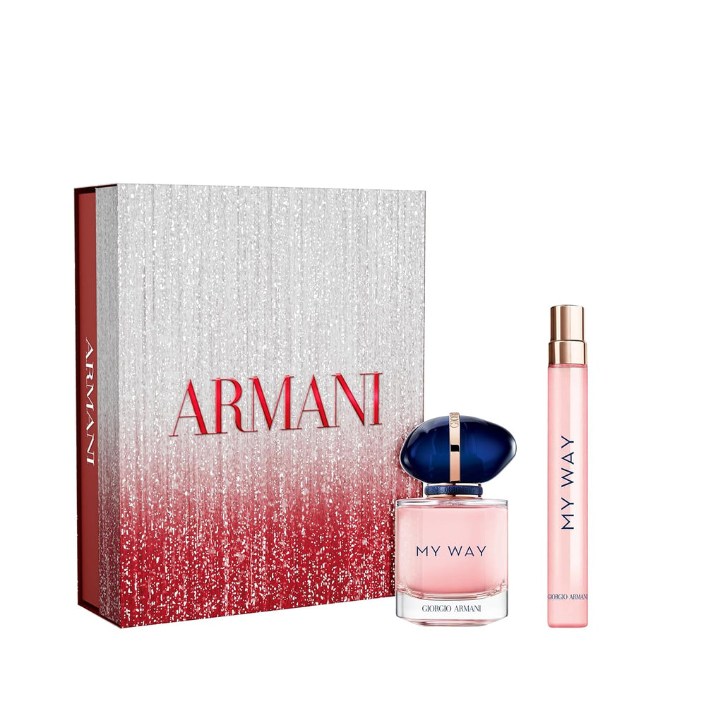 Armani Beauty – My Way Eau de Parfum – Women's Perfume Travel Set ($136 Value) – Full Size (1.0 Fl Oz), Travel Size (0.3 Fl Oz) Perfumes