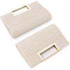 Gurina Evening Clutch Purses For Women Formal Party Clutch Bags Cocktail Prom Fashion Pu Leather Shoulder Handbags