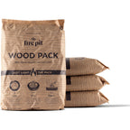Tiki Wood Pellet Pack – 4-Pack Wood Pellets For Smokeless Fire Pits, Easy-To-Use Fire Pit Fuel For Outdoor Heating & Camping, 30+ Minute Full Flame Fire, Made In The Usa