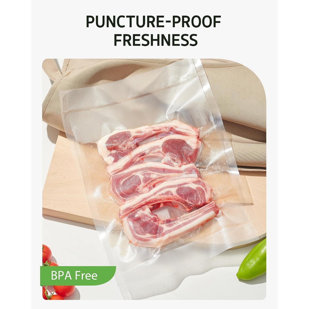 Syntus 11" X 150' Vacuum Sealer Bags For Food With Cutter, Vacuum Sealer Bags Roll Keeper Bpa-Free Heavy-Duty Commercial Grade For Food Storage, Meal Prep And Sous Vide