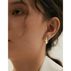 13 Pairs Clip on Earrings for Women 14K Gold Silver Plated Chunky Hoop Clip Earrings CZ Pearl Knot Twist Tube Waterdrop Croissant Non Pierced Hoop and Studs Fake Earring Jewelry Set