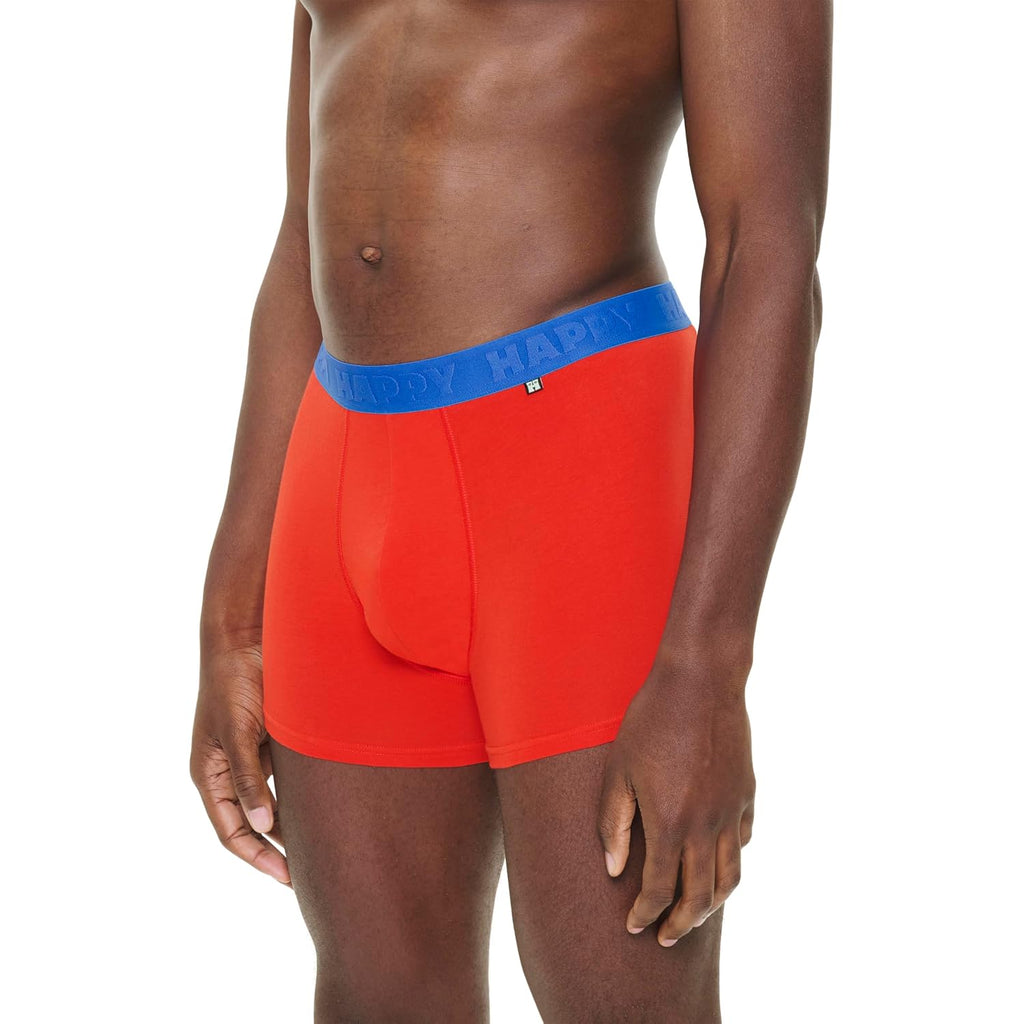 Happy Socks Men'S 3-Pack Solid Mix Short Boxers