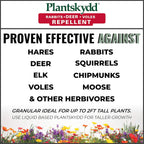 Plantskydd Animal Repellent For Deer, Rabbit, Voles, Blood Meal, 3Lb Jug | Long-Lasting Year-Round Protection For Gardens, Shrubs, Flowers - Also Repels Elk, Moose, Squirrels, Chipmunks, Ps-Vrd-3