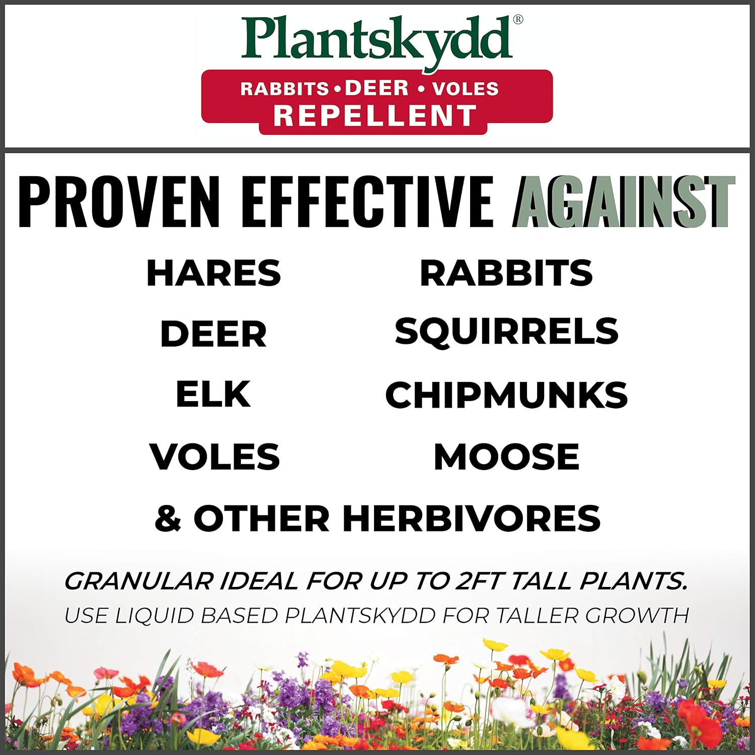Plantskydd Animal Repellent For Deer, Rabbit, Voles, Blood Meal, 3Lb Jug | Long-Lasting Year-Round Protection For Gardens, Shrubs, Flowers - Also Repels Elk, Moose, Squirrels, Chipmunks, Ps-Vrd-3