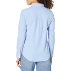 Amazon Essentials Women'S Long Sleeve Button Down Stretch Oxford Shirt (Available In Plus Size)