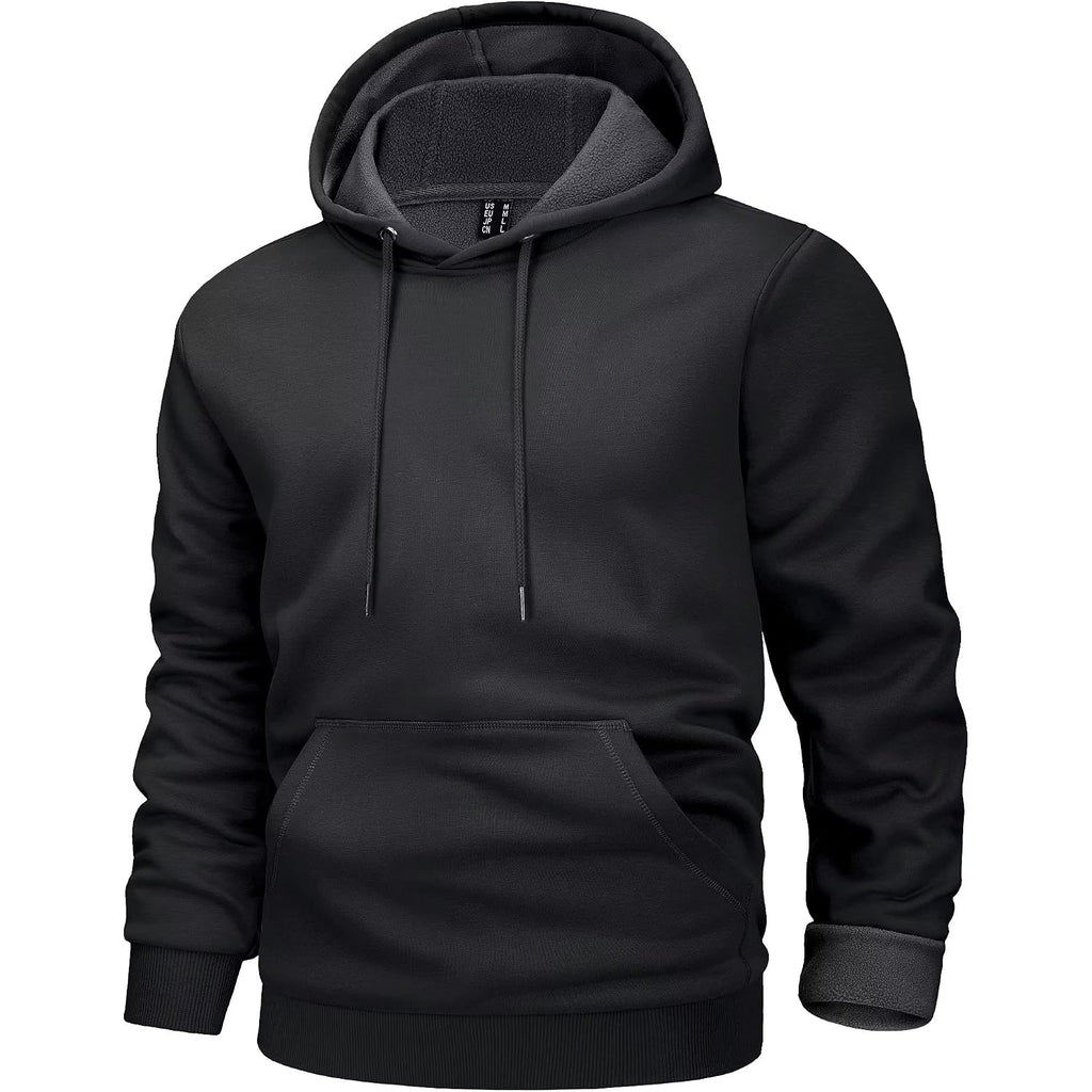 Magcomsen Men'S Active Hoodies Fleece Lined Sweatshirts Casual Athletic Workout Pullover With Kangaroo Pocket