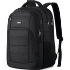 Kadilong School Backpacks For Teen Boys Laptop Backpack Men,Bookbag College Computer Bag With Usb Charging Port For Work Business Middle High School Student,Black