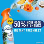 Febreze Air Mist, Air Freshener Spray, Odor Fighting Room Spray, Deodorizer For Home Bathroom Kitchen Office Apartment Dorm Room Classroom, Heavy Duty Crisp Clean Scent, 8.1Oz (Pack Of 3)