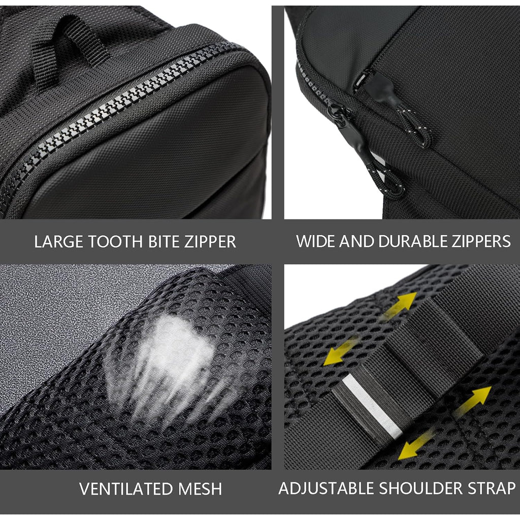 Mini Sling Bag For Men Women, Small Crossbody Casual Utility Chest Phone Bag For Travel Workout