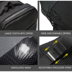 Mini Sling Bag For Men Women, Small Crossbody Casual Utility Chest Phone Bag For Travel Workout