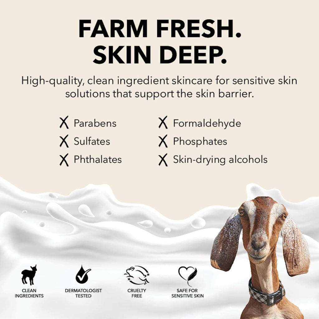 Dionis Goat Milk Lotion – Moisturizing Body Lotion For Dry Skin, Sensitive Skin Safe, Lightweight Non-Greasy Formula, Lotion Pump - Unscented 8.5 Oz