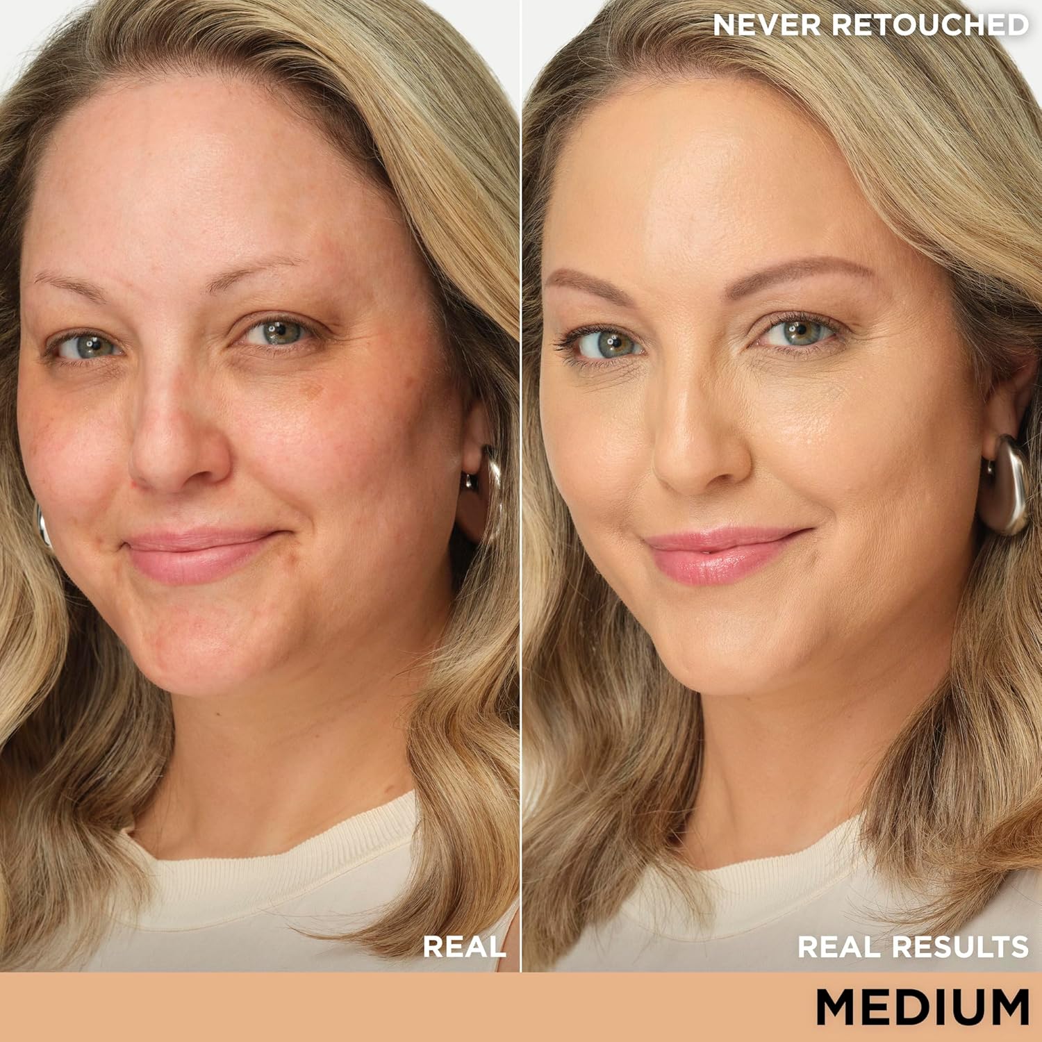 IT Cosmetics CC+ Cream - Natural Full Coverage Foundation With SPF 50+, Color Corrector & Anti-Aging Hydrating Serum, Hyaluronic Acid + Peptides, Lightweight Up To 24H Wear, All Skin Types