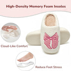 Cute House Slippers for Women Men Warm Cozy House Shoes Fuzzy Home Slippers with Memory Foam Indoor and Outdoor